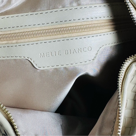 Anthropologie The Brigitte Satchel by Melie Bianco Ivory Pattern NWOT - Picture 10 of 17